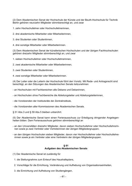 Berliner Hochschulgesetz - Institut für Physik - Humboldt-Universität ...