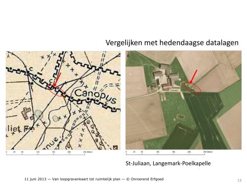 Van loopgravenkaart tot ruimtelijk plan