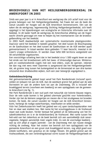 Heiligenbergerbeekdal in Amersfoort in 2003 - Vogelwacht Utrecht