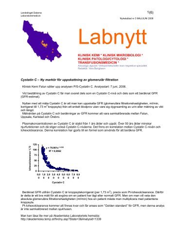 KLINISK KEMI * KLINISK MIKROBIOLOGI * KLINISK PATOLOGI ...