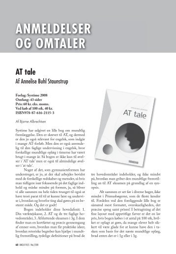 ANMELDELSER OG OMTALER - Anglo Files