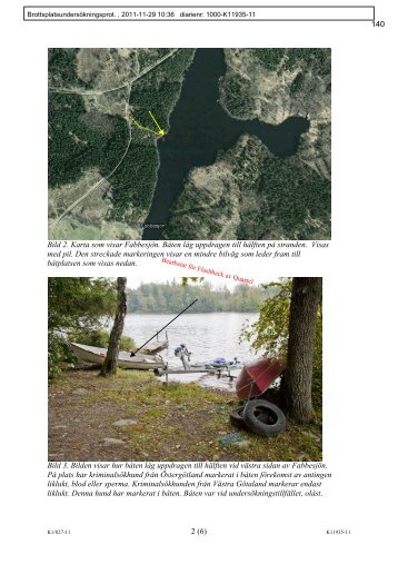 2 (6) Bild 2. Karta som visar Fabbesjön. Båten låg ... - ImageShack