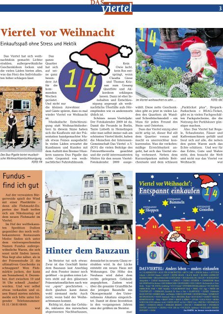 Es ist VIERTEL vor Weihnacht - Weser Kurier