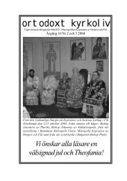 Ortodoxt kyrkoliv nr.2-3 / 2004 - Grekisk-ortodoxa ...