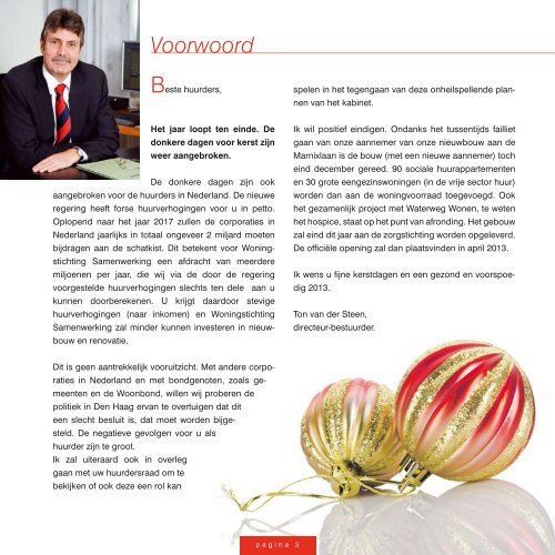 Bewonersmagazine december 2012 - Samenwerking