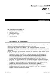 Correctievoorschrift economie pilot vwo 2011, tweede tijdvak