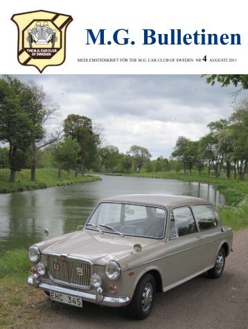 M.G. Bulletinen - The MG Car Club