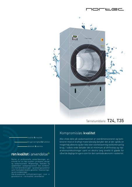 Tørretumblere T24 og T35 - Nortec