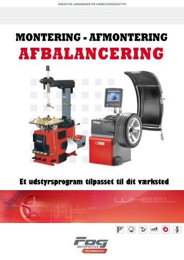 montering - afmontering afbalancering