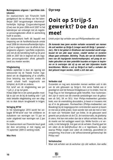 SEPTEMBER 2009 JAARGANG 30 - NR 3 - Federatie