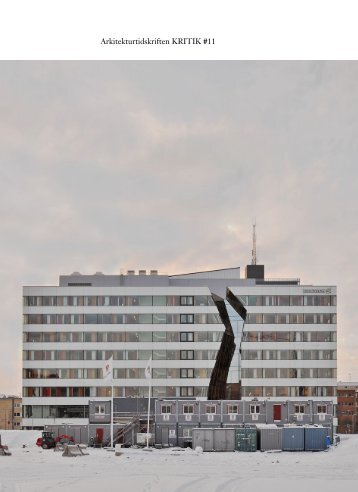 Arkitekturtidskriften KRITIK #11 - Syntes förlag