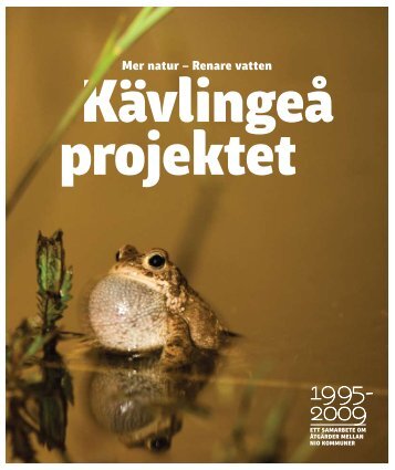 ladda ner broschyren - Kävlingeå-projektet