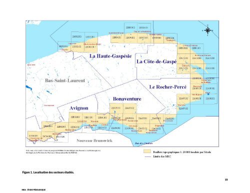 Étude pédologique, les terres cultivées de la Péninsule Gaspésienne