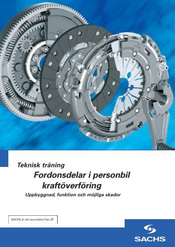 Fordonsdelar i personbil kraftöverföring