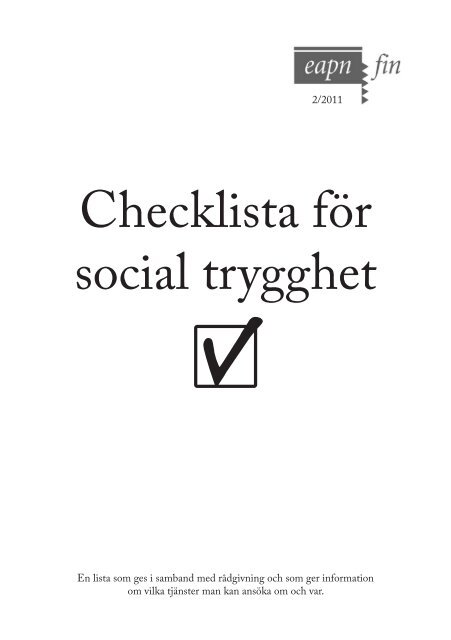 Checklista för social trygghet