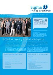 Nieuwsbrief najaar 2011 [718.44 KB] - Sigma Personeelsdiensten