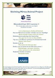 Mirtos Nieuwsbrief Juni 2012 - Mirtos Animal Project