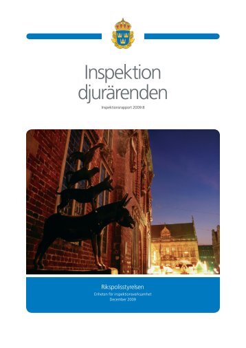 Inspektion djurärenden - Polisen