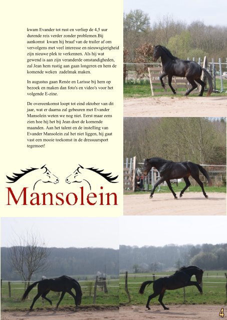 E-Magazine NR 22 April/Mei/Juni Met als special - Stal Mansolein