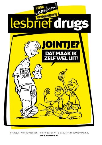 Lesbrief Drugs - Stichting Voorkom!