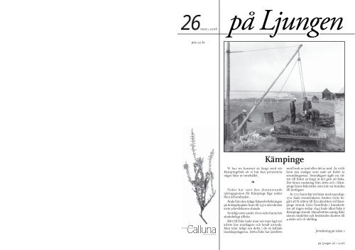 P„ Ljungen 26 - Kulturföreningen Calluna