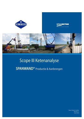 SPANWAND® Productie & Aanbrengen - CO2-Prestatieladder