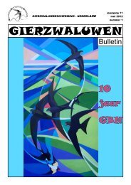 korte berichten - Gierzwaluwbescherming Nederland
