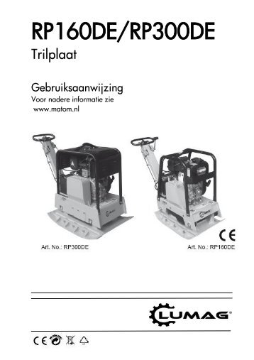 Trilplaat RP160HP - Matom