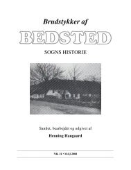 Brudstykker af - Bedsted Sogns