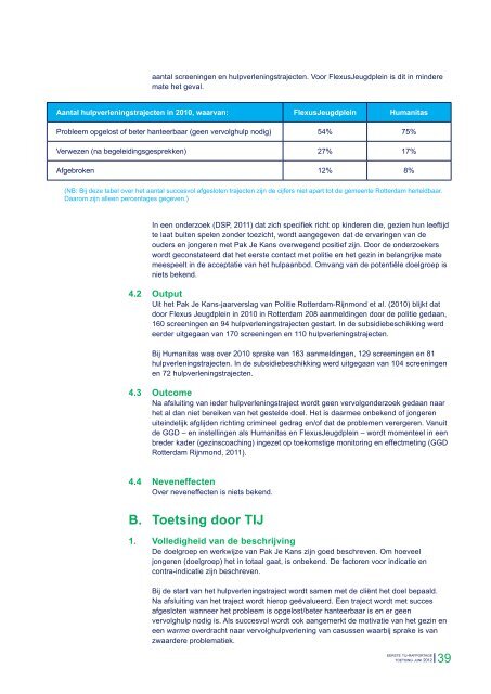 Toetscommissie interventies jeugd - Thuis Op Straat