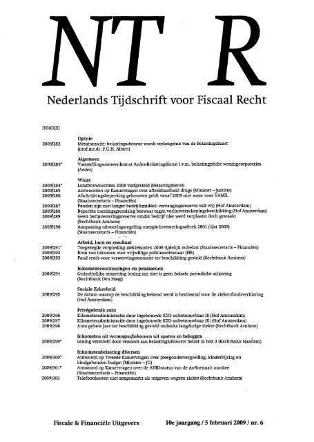 Nederlands Tijdschrift voor Fiscaal Recht - Heering Associates