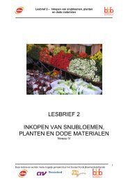 lesbrief 2 inkopen van snijbloemen, planten en ... - Bloemspecialist.nl