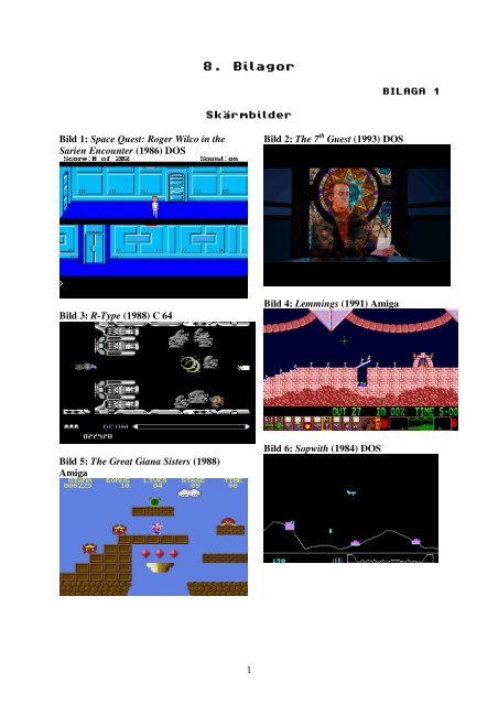 Musikaliska uttryck och funktioner i interaktiva v rldar - C64.com