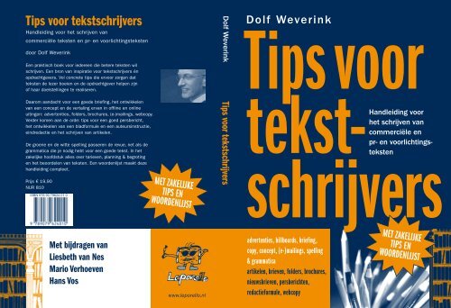 Tips voor tekstschrijvers - Leporello Uitgevers