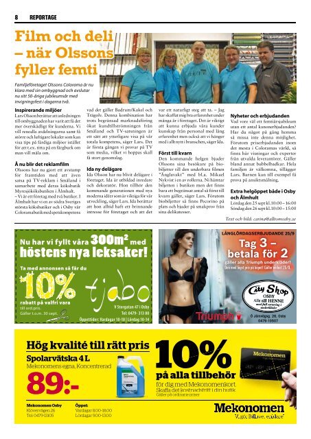 22/9 - 5/10 2010 100% Lokaltidning nr. 17