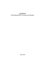 Handreiking IFRS voor projectontwikkeling - Neprom