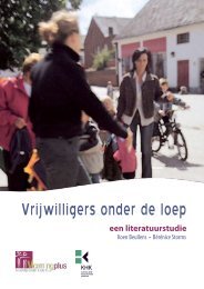 Literatuurstudie Vrijwilligerswerk - Socius