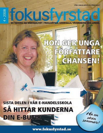 HON GER UNGA FÖRFATTARE CHANSEN! - Fokus Väst