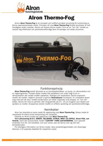 Thermo-Fog PB S2004 - Knud E. Dan A/S