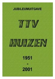 1951 - 2001 het verhaal (PDF bestand +/- 450 kb) - TTV Huizen