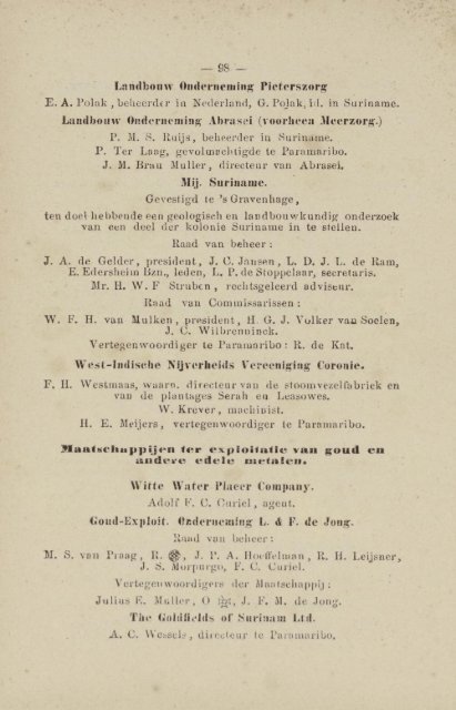 Surinaamsche almanak voor het jaar 1902 - Manioc