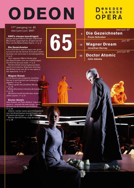 Odeon 65 - start - De Nederlandse Opera