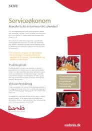 Fakta om serviceøkonom i Skive - Dania