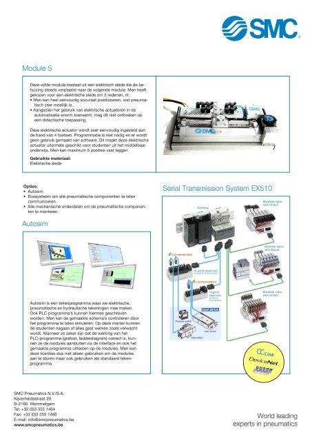 Automatisatie Module - RTC Oost-Vlaanderen