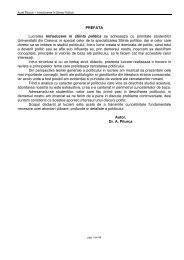 I INTRODUCERE ÎN STUDIUL POLITOLOGIEI - SvEdu.ro