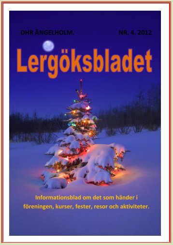 Lergöksbladet nr 4 2012 - DHR