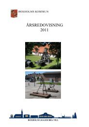 ÅRSREDOVISNING 2011 - Boxholms kommun