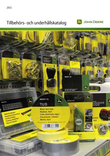 Tillbehörs- och underhållskatalog - John Deere