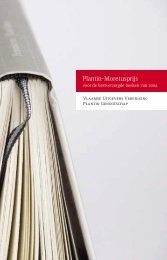 Plantin-Moretusprijs - Plantin Genootschap