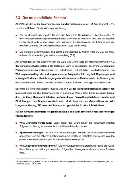 Handbuch Wirkungsorientierte Folgenabschätzung